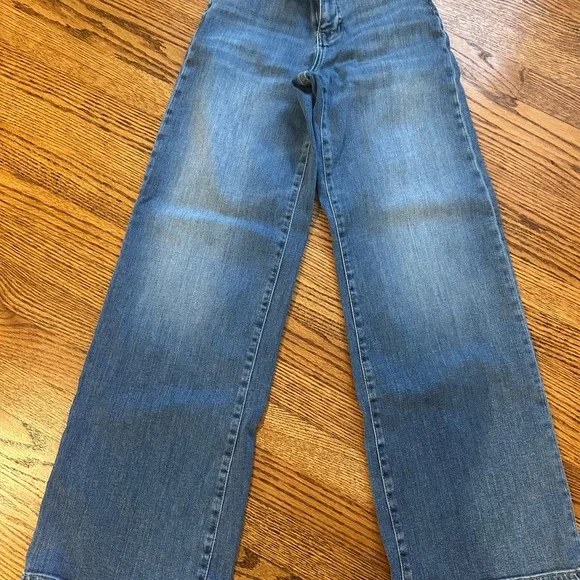 Frame Denim or slim Palazzo Sz 24 Drizzle - Picture 4 of 8
